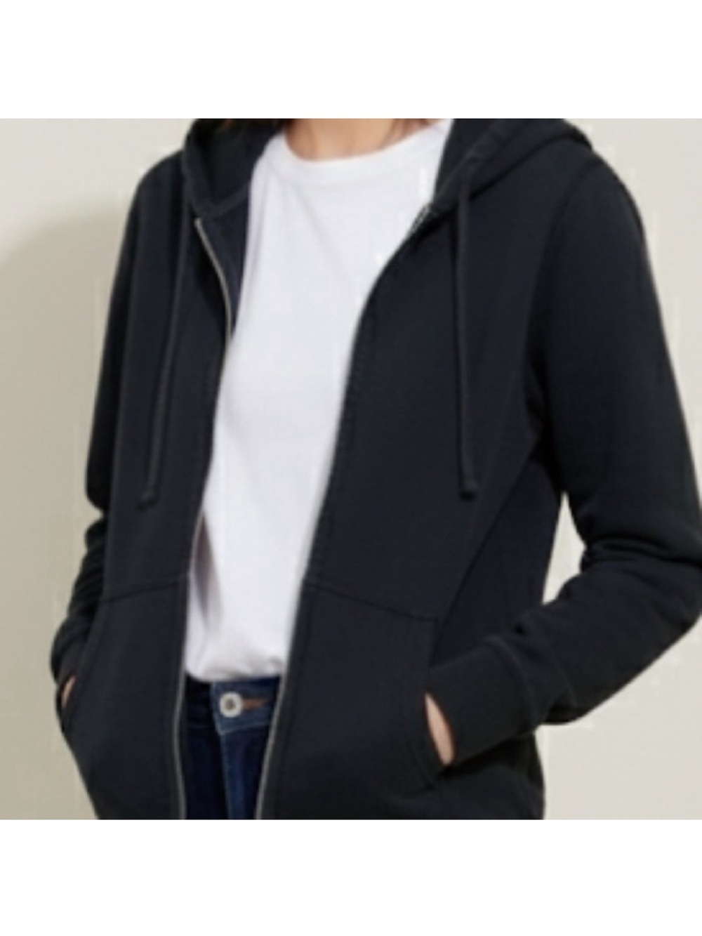 Reigning Champ Black Zip Up Hoodie Size Size Small